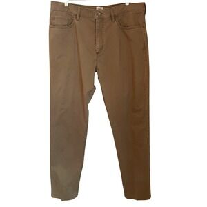 Flint and Tinder Tapered Fit Chino Pants Khaki Olive Mens Size 36x32